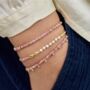 Radiance Pink Tourmaline Gemstone Bracelet, thumbnail 1 of 4