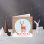 Snowflake Boyfriend Christmas Card, thumbnail 1 of 2