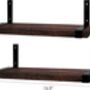 Set Of Two Wall Mounted Floating Shelves Storage Rack, thumbnail 3 of 11