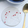 Hidden Message Valentine's Ceramic Coaster, thumbnail 2 of 5