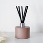 Matt Coffee Brown Diffuser Bottle And Reed Set, thumbnail 5 of 9
