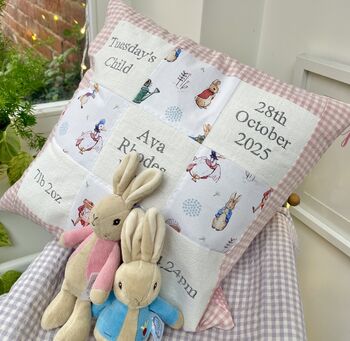 Peter Rabbit© Memory Cushion**, 12 of 12