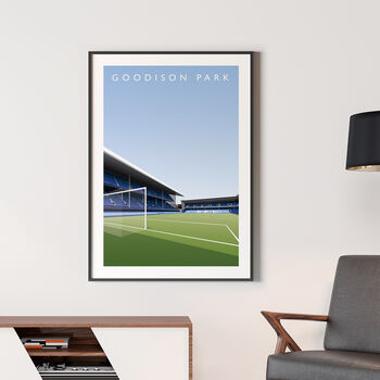 Everton Fc Goodison Park Main/Gwladys Street Poster, 4 of 4