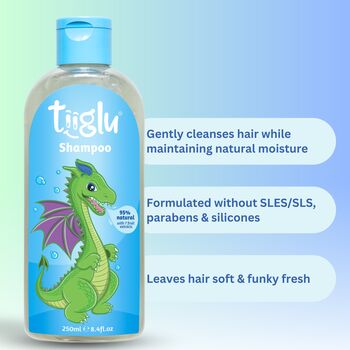 Kids Highly Natural Dragon Claws Shampoo And Body Wash Gift Set, 7 of 8