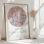The Place We Said I Do Ordnance Survey Explorer Personalised Map Print Wedding Gift, thumbnail 7 of 12
