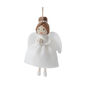 Dark Haired Felt Angel Hanging Decoration, thumbnail 5 of 5