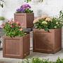 Merano Brown Planter, thumbnail 1 of 7