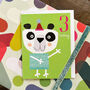 Mini Panda 3rd Birthday Card, thumbnail 3 of 4