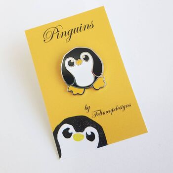 Penguin Enamel Pin Badge, 6 of 12