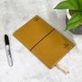 Personalised Recycled Leather Notebook, thumbnail 1 of 5