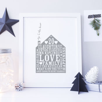 Personalised Home Print, 2 of 12