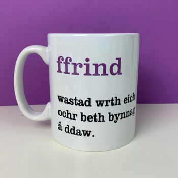 Ffrind Welsh Definition Mug, 2 of 3