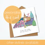 Stoke On Trent Graduation Skyline Personalised Card, thumbnail 3 of 8