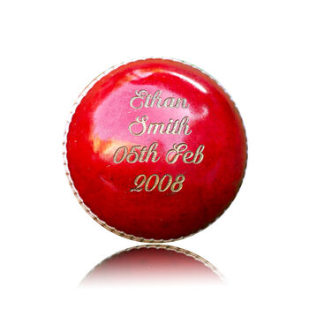 Personalised Cricket Ball, 4 of 8