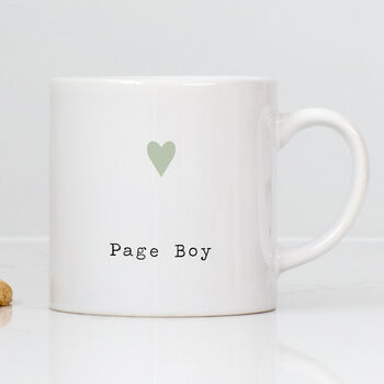 'Page Boy Heart' Personalised Card, 5 of 5