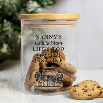 Personalised Home Glass Storage Jar, 3 of 5