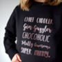 Personalised All About Mummy Jumper, thumbnail 2 of 9