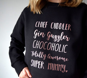 Personalised All About Mummy Jumper, 2 of 9