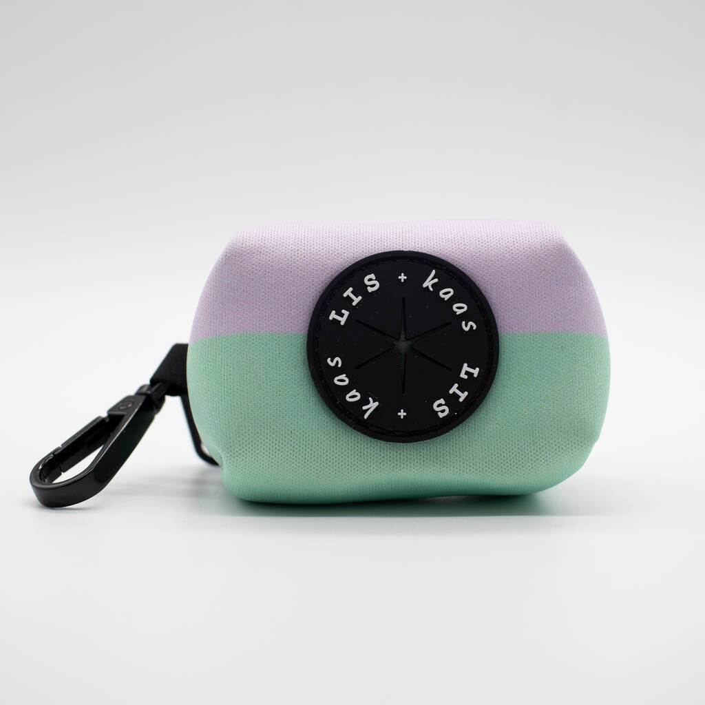 Two Tone Neoprene Dog Poo Bag Holder By Lis & Kaas