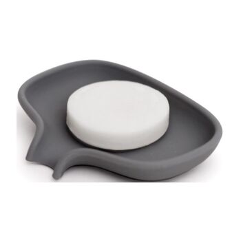 Soap Dish With Draining Spout In Recyclable Silicone, 2 of 6