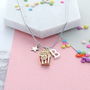 Pop Corn Personalised Necklace, thumbnail 1 of 2