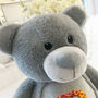 Personalised Flower Alphabet New Baby Teddy Bear, thumbnail 3 of 7