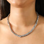 Stainless Steel Chunky Snake Chain Necklace, thumbnail 1 of 5