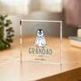 Personalised First Father’s Day Grandad Penguin Plaque, thumbnail 2 of 5