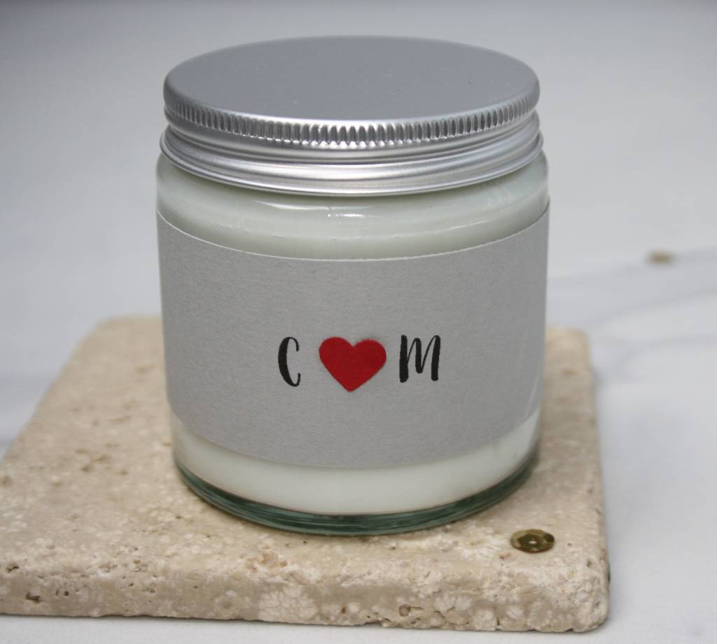 Personalised Couples Initial Candle, 1 of 3