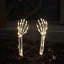 Skeleton Hand Halloween Stake Lights, thumbnail 1 of 2