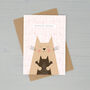 Sending You A Big Hug Cat Greetings Card, thumbnail 1 of 2