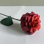 Red Ombre Origami Paper Rose, thumbnail 4 of 6