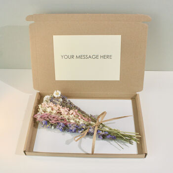 Letterbox English Wildflower Dried Flowers Bouquet, 3 of 3