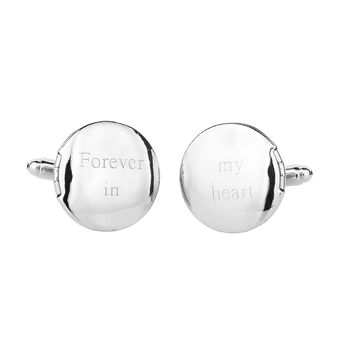 Remembrance Forever In My Heart Locket Cufflinks, 4 of 10