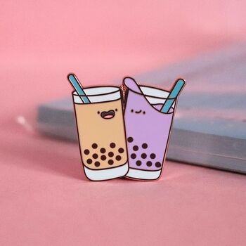 Boba Friends Enamel Pin | Cute Pin Badges, 3 of 5