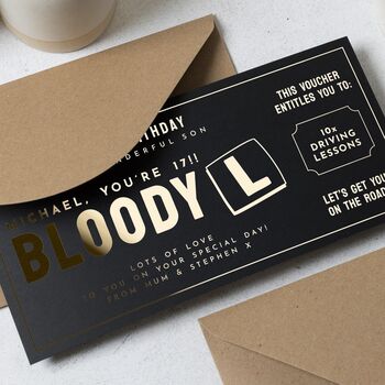 Personalised Driving Lessons Gift Voucher 17th Birthday, 4 of 9