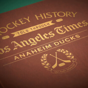 Anaheim Ducks Personalised Gift Newspaper Book, 8 of 12