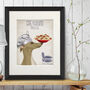 Greyhound Pasta Company Art Print, Framed Or Unframed, thumbnail 1 of 8