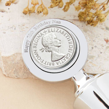 Sixpence 70th 1956 Coin Bottle Stopper, 3 of 10