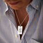 Mens Sterling Silver St Christopher Necklace, thumbnail 1 of 4