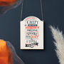 Personalised Halloween Hanging Sign, thumbnail 1 of 6