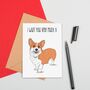I Wuff You Dog Love Card, thumbnail 2 of 2