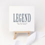 Personalised Legend Father's Day Card, thumbnail 2 of 4