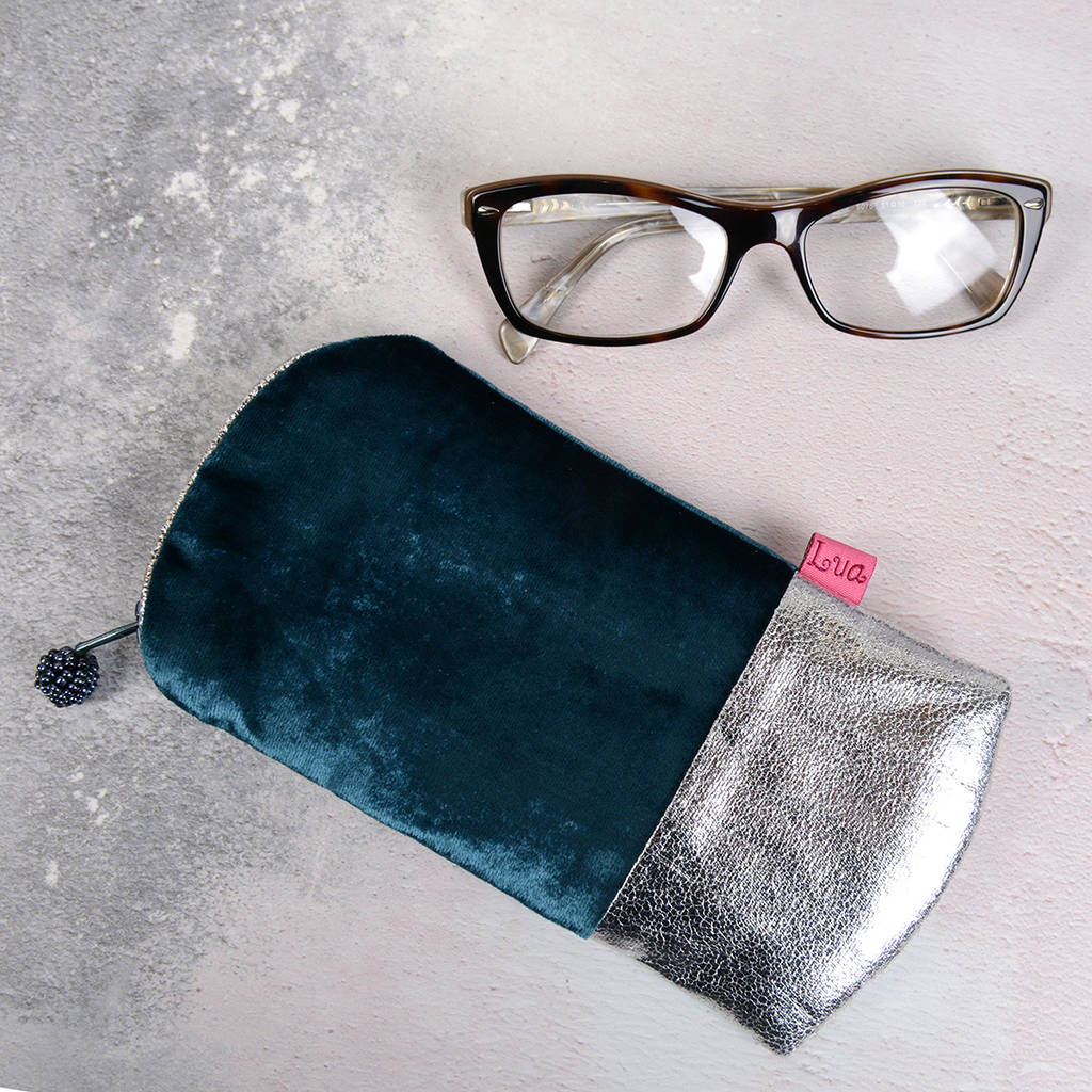 Luxury Velvet Glasses Case By Home & Glory