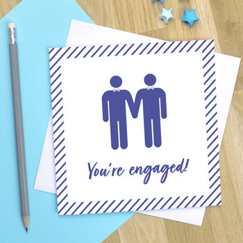 'You're Engaged' Gay Engagement Card, 2 of 3