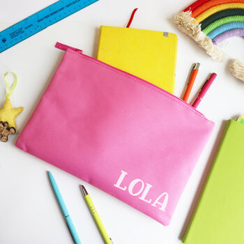 Large Pencil Case Pouch Personalised, 9 of 12