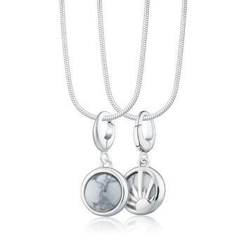 Howlite Healing Stone Necklace, Positivity, 4 of 10