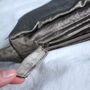 Handmade Repurposed Fabric Brown Alligator Bag, thumbnail 5 of 8
