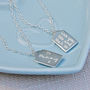 Personalised Sterling Silver Gift Tag Necklace, thumbnail 2 of 5
