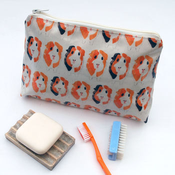 Guinea Pig Oil Cloth Wash Bags, 2 of 2